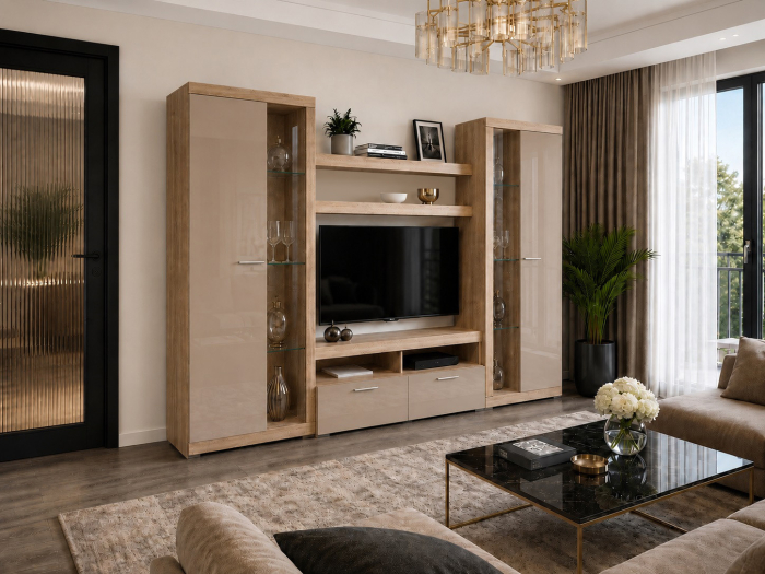 Living Sonata Sonoma Cappuccino 280x43x197 cm [2]