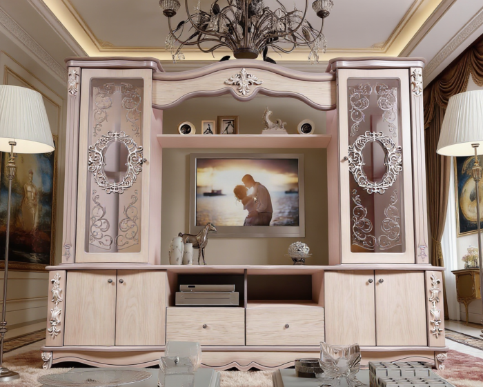 Living Versailles MDF Stejar Alb  240X50X195 cm [2]