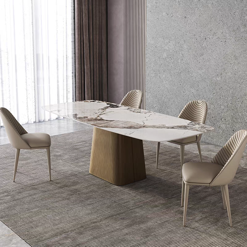 Masa dining 627 marmura alba 1600x800x750 [2]