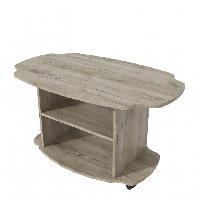 Masuta de Cafea Twist Ro,100x60x54 cm, K002 Stejar [4]