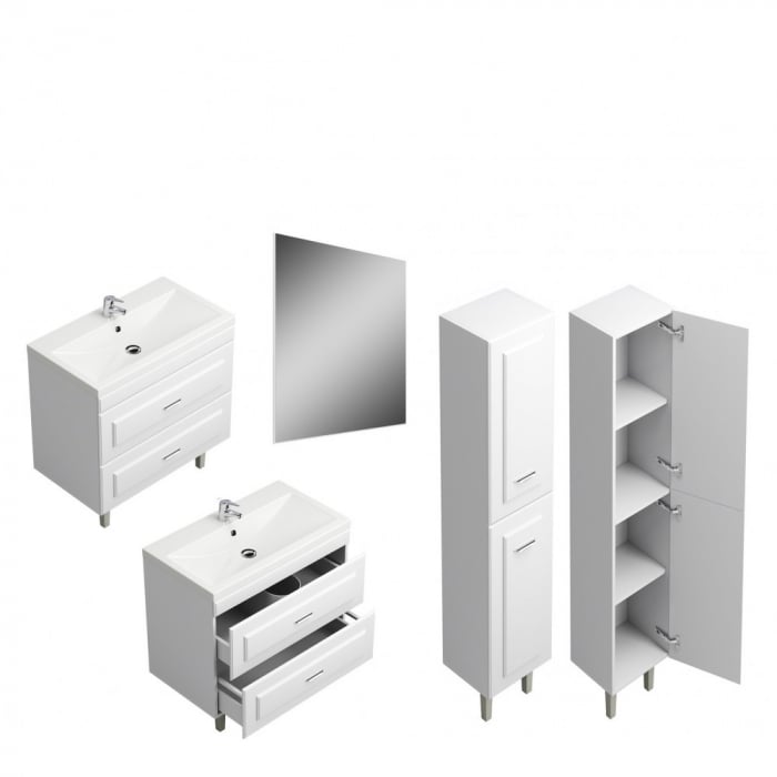 Set Baie Fernand 800 Alb 3 unitati [1]