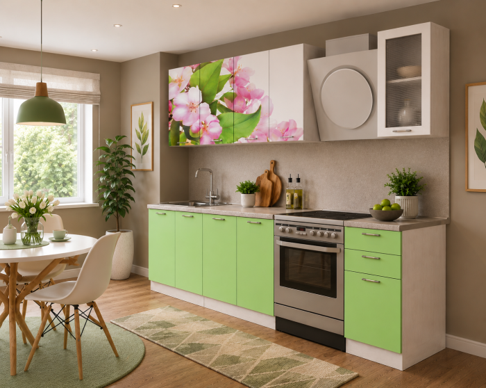 Set Bucatarie Famp Mar Verde 200x60x214 cm [3]