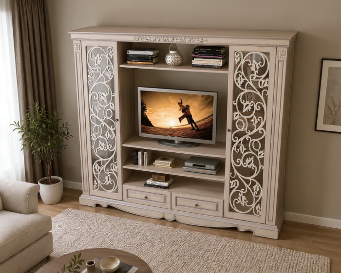 Set Living Amelia Stejar Deschis 241x49x213 cm [4]