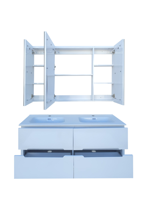 Set mobilier baie 1106, 121x47x48cm [3]