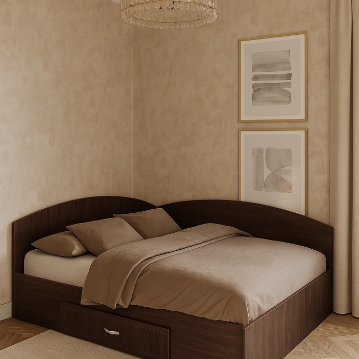 Set Pat Colt 160 + Saltea Mattress, Wenge [1]