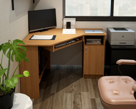 Birou Pc pe Colt Su-1 Ro Cires [1]