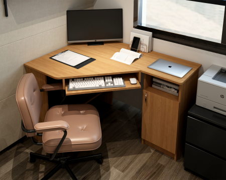 Birou Pc pe Colt Su-1 Ro Cires [3]