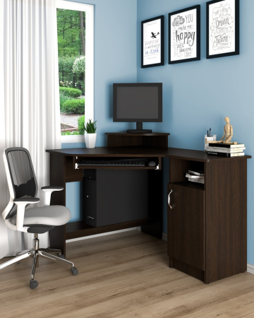 Birouri - Birou Pc pe Colt SU-1 Ro Wenge