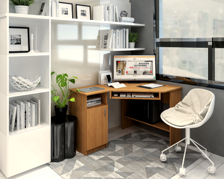 MOBILIER BIROU - Birou pe Colt SU14 Ua Cires