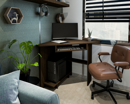 MOBILIER BIROU - Birou pe Colt SU15 Ro Wenge