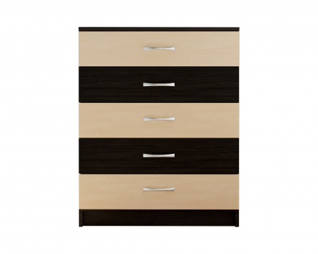 Comoda 5 Sertare Wenge + Mesteacan [6]