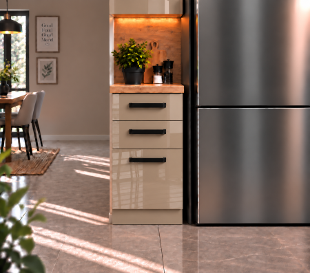 MOBILIER BUCATARIE - Corp inferior Daria, 40-3s, Acril Cappuccino