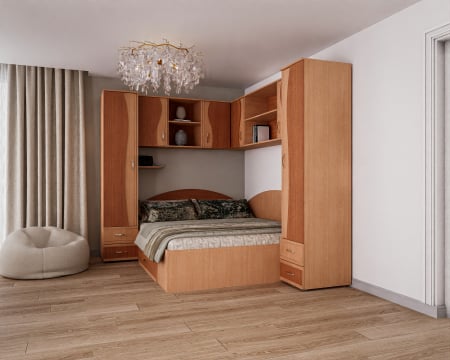 Dormitor Tineret Colt S, Fag+Cires 187x51/247x200 cm [1]