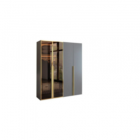 DRESSING MONTREAL MDF GRI 140x55x200cm [0]