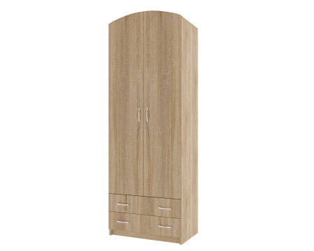 Dulap-4 ( 2U+2S ) Ro, 74x54x212 cm Sonoma [4]