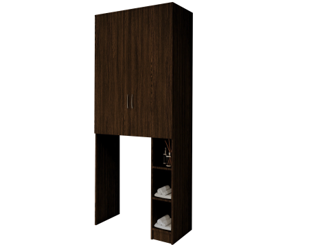 Dulap MS 2U Polite, 85x35X199 cm, Wenge [5]