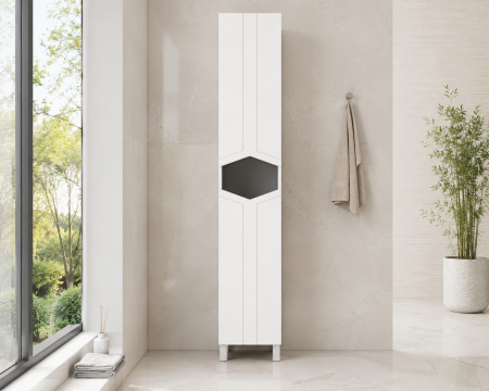 MOBILIER BAIE - Dulap Palermo, 35x32x200 cm, Alb
