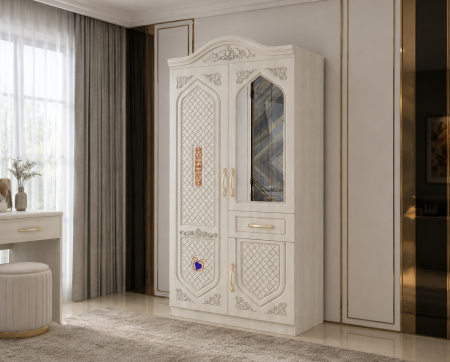 Scaune masaj - Dulap ZQE 042 MDF 3Usi/1Sertar 100x50x211 cm