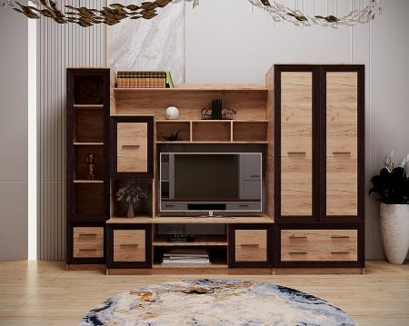 MOBILIER LIVING - Living Kaspiy Stejar K003 300x52x210 cm