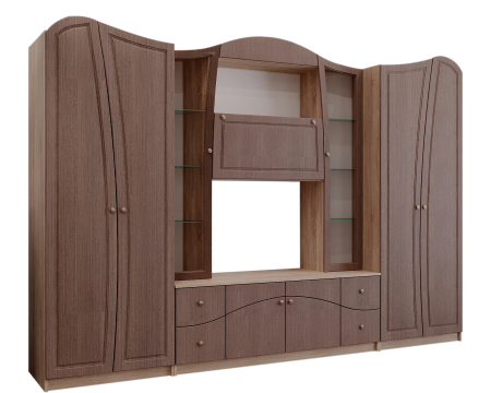 Living Nicole 320x50x208cm Sonoma+Fino Bronze [5]