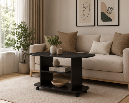 Masute - Masuta De Cafea Twist Ro Wenge 100x60x54 cm