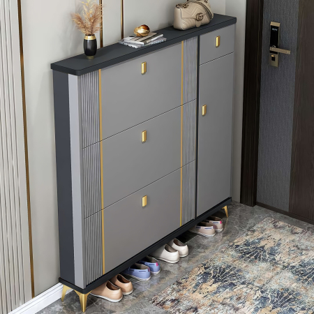 Pantofare - Pantofar 113-602 MDF Grey, 100x24x118cm