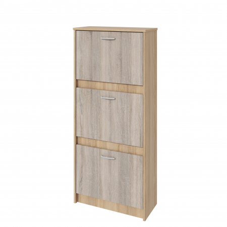 Pantofar 800 3s Ro, 80x26x127 cm, Sonoma/Trufe [3]