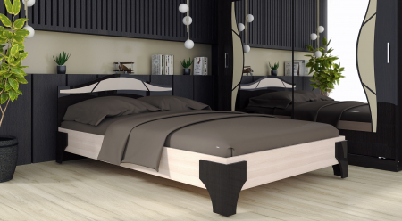 Pat Laguna 160X200 Wenge+Mesteacan [0]