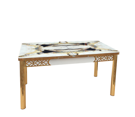 SET MASA 6 SCAUNE ALTIN 3, GRI, BEJ [5]