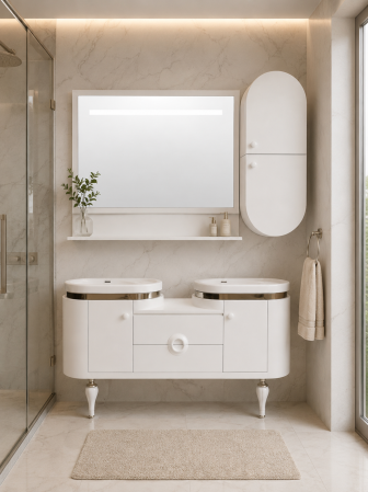 Set mobilier baie - Set Mobilier Baie 1101 157x40x85 cm