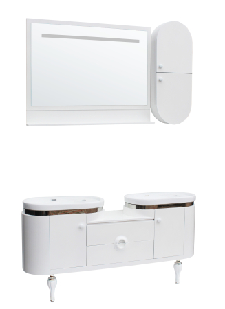 Set mobilier baie - Set mobilier baie 1101, 157x40x85cm