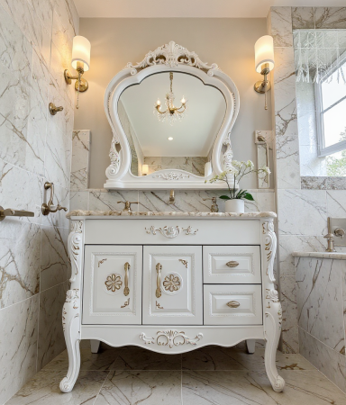 Masca baie + Lavoar - Set mobilier baie 773 100x51x90 cm