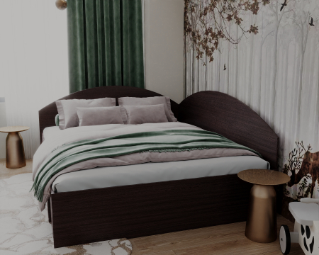 Set Pat Colt 160 + Saltea Mattress, Wenge [1]