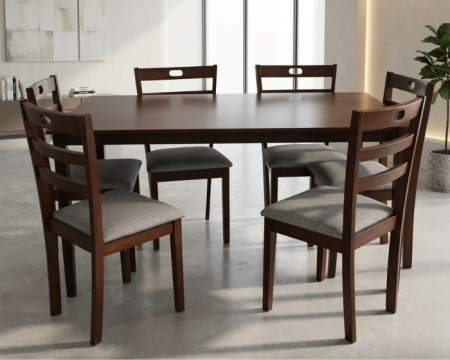 Mese - Set RH7008T+ 6 RH135C Dirty Oak,150x90x76 cm