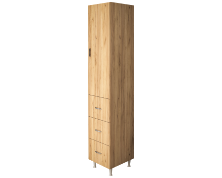 Soldat 35 1U/3S, 35x35x180 cm, stejar k003 [3]