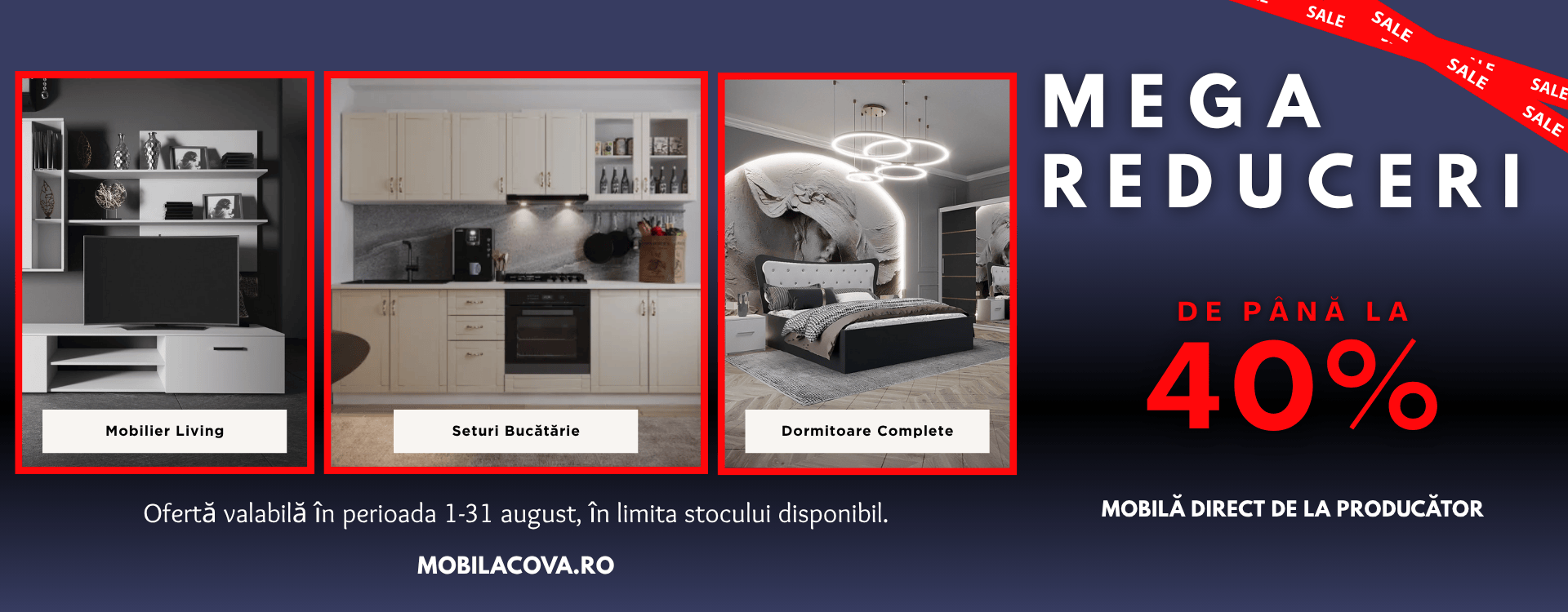 Reduceri august - 40%