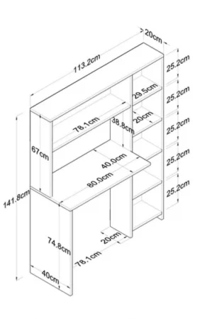 Birou Tip 2 Alb [3]
