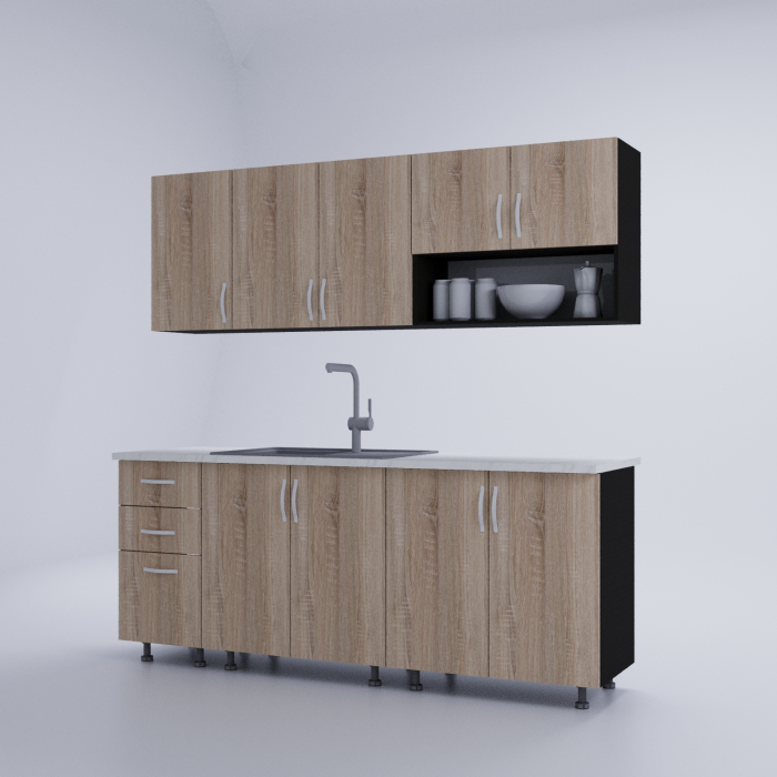 Bucatarie Selena Wenge&Sonoma 2m [2]