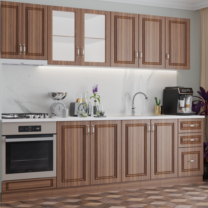 Bucatarie Lux 2.6m MDF Nuchavana [2]
