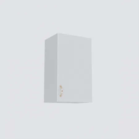 Bucatarie Opera MDF 2.6m Alb&Gri Cenusiu [6]