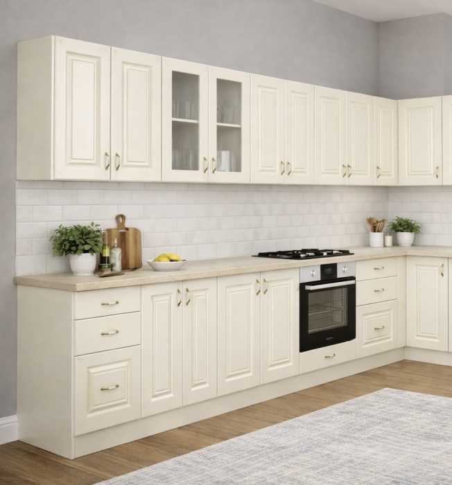 Bucătărie pe colț  din MDF Roma COLȚ 2 [3]