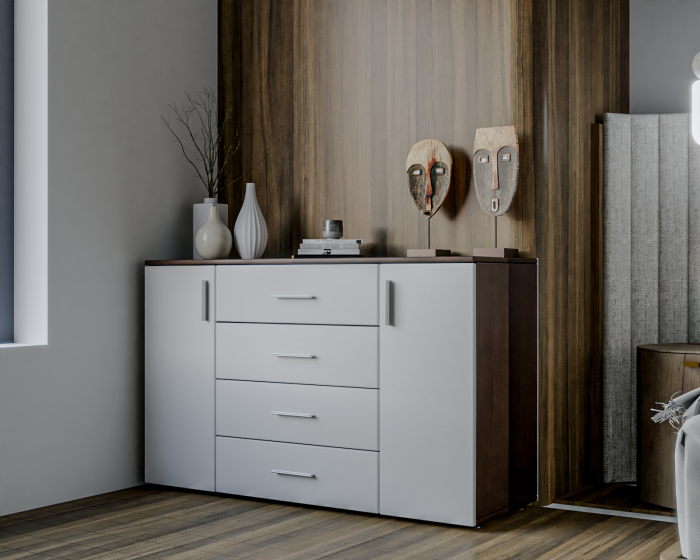 Comoda Villy Wenge&Alb [3]