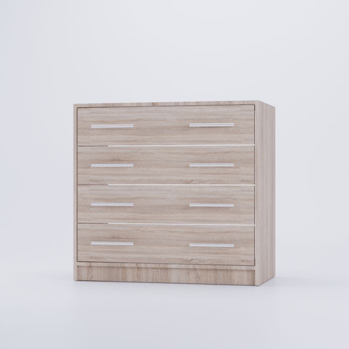 Comoda MS 04 Sonoma 80x45x85 cm [2]