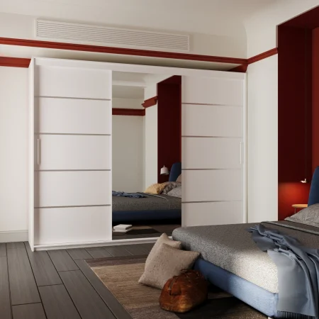 Dressing Nordis cu Oglinda Alb [2]