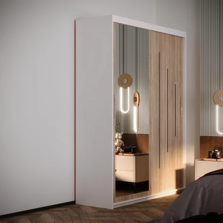 Dulap  Venus Space cu Oglinda Alb&Sonoma [2]