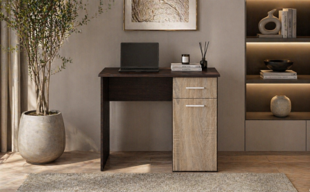 Mobilier Birou - Birou Calculator Daky Wenge&Sonoma