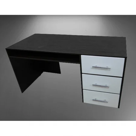 Birou Calculator, Wenge/Alb, 85x120x60 cm [2]