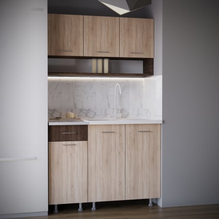 Toate Produsele - Bucatarie Carla Sonoma&Wenge 1.2m