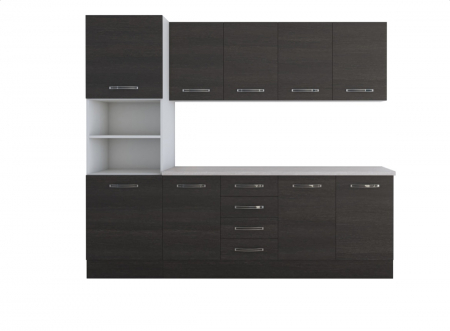 Bucatarie Karina PAL 2.2m Wenge [1]