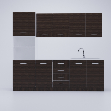 Bucatarie Karina PAL 2.2m Wenge [5]